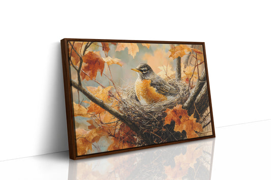 October's Robin Finds Maple Rest