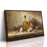 Golden Oil and Garden Herbs