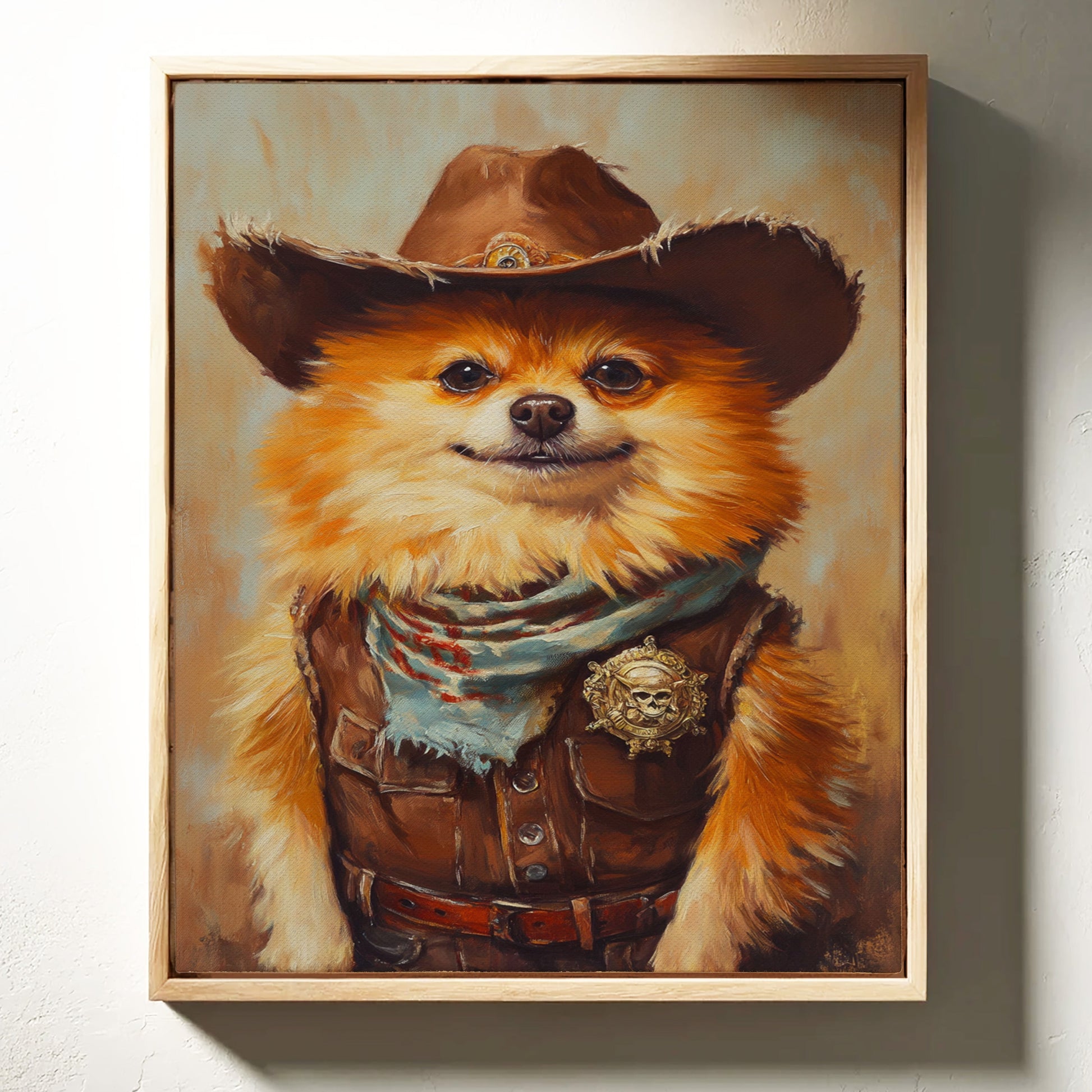 Pomeranian Wild West Deputy