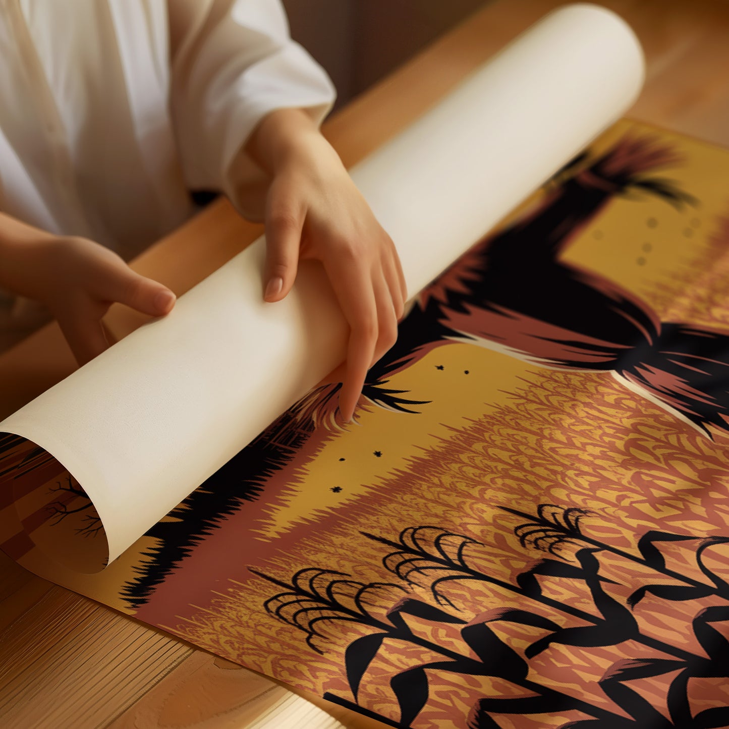 Harvest Moon Guards Autumn Fields