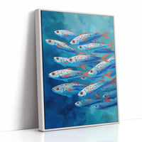 Azure Current Carries Speckled Voyagers