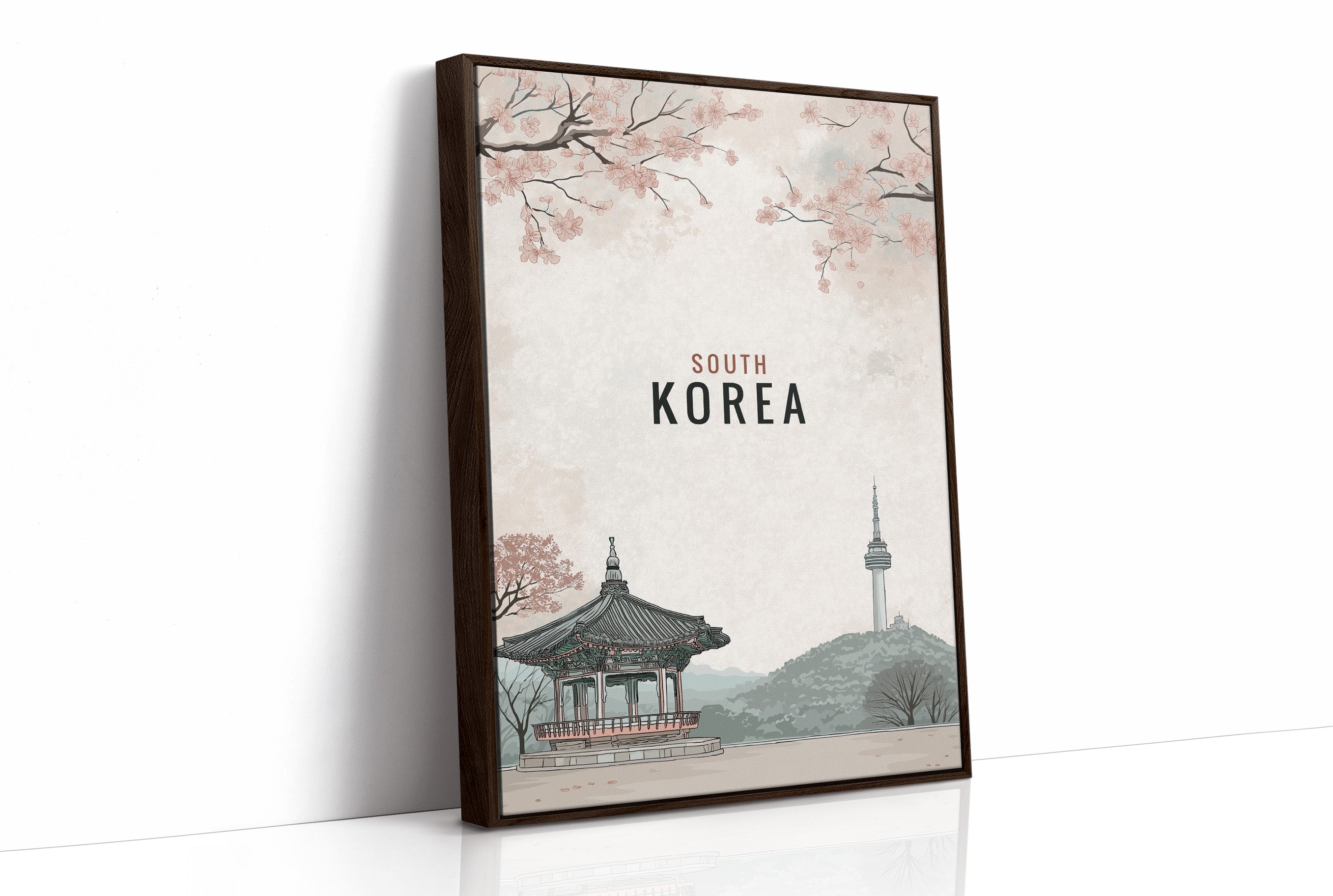 Cherry Blossoms Frame Seoul's Heritage