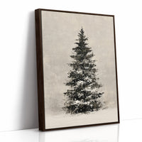 Snow-Laden Fir, Oil Study