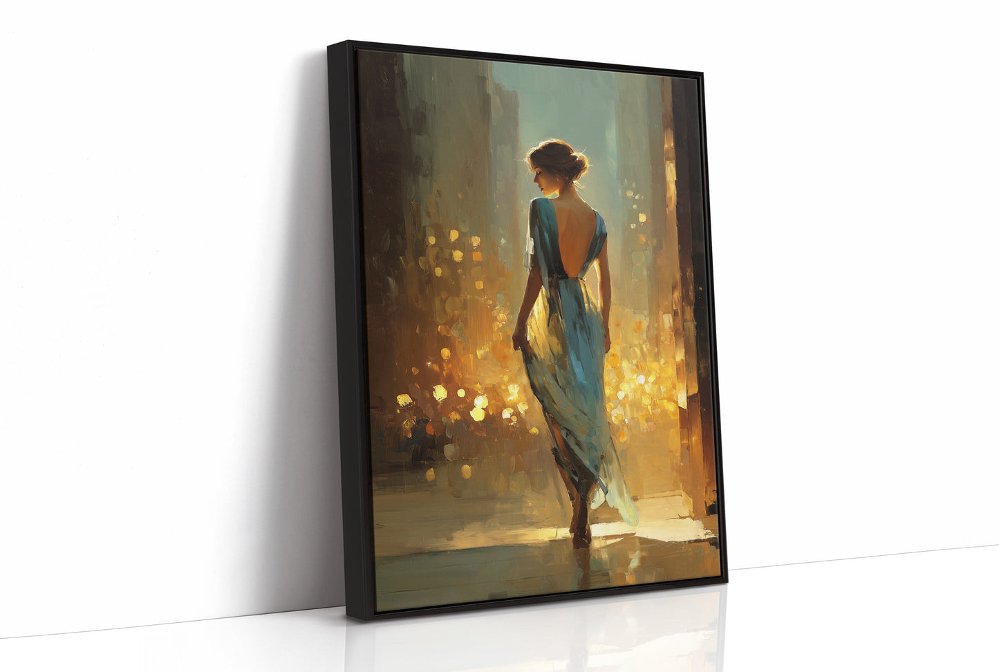 Golden Light at Her Back