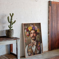 Floral Crown and Velvet Charm