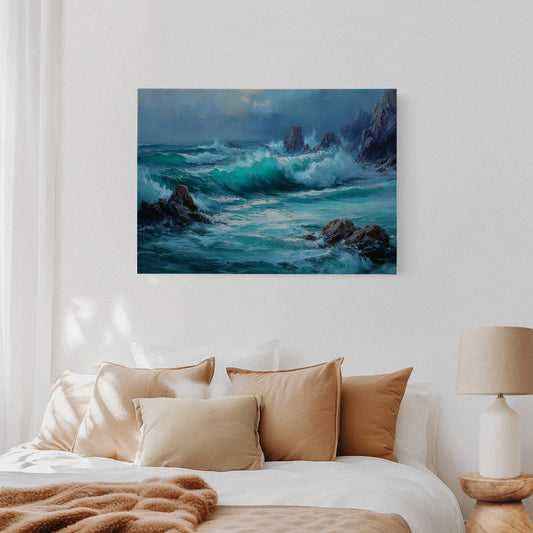 Ocean Symphony In Turquoise Light
