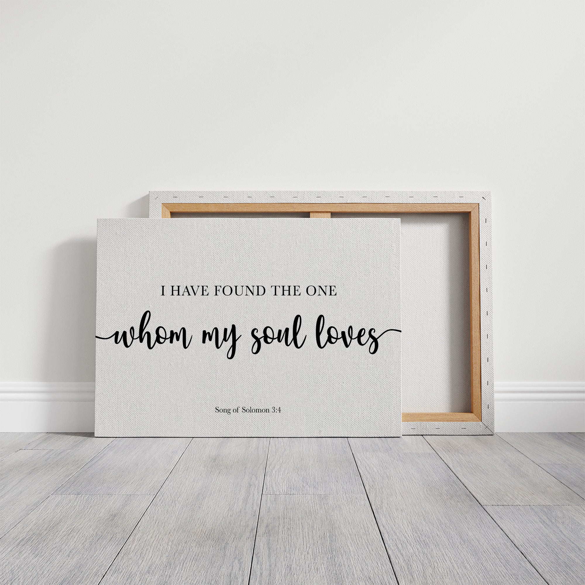 Sacred Vows in Elegant Typography