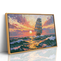 Tall Ship, Setting Sun