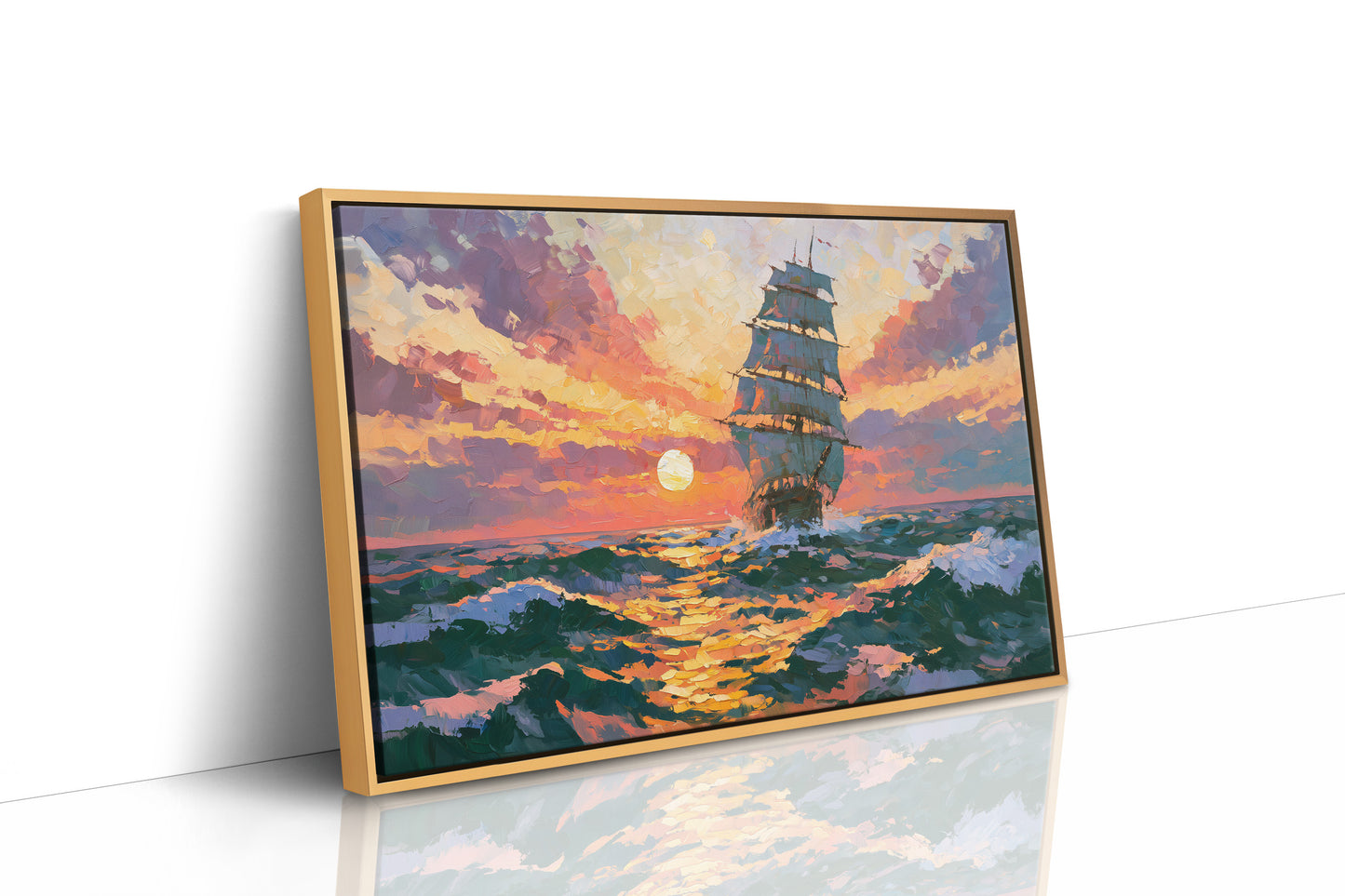 Tall Ship, Setting Sun