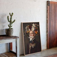 Velvet Gentleman in Wildflower Crown