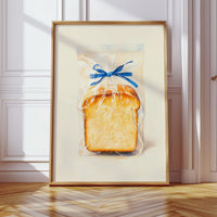 Fresh Bread Wrapped In Blue