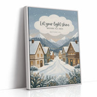 Let Your Light Shine: Snowy Alpine Village