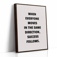 Success Follows Unified Direction
