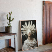 Blind Oracle in Ivory Feathers