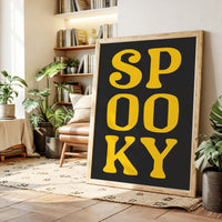 Yellow Letters Dance Through Midnight