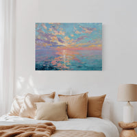 Ocean Light Paints The Morning Sky