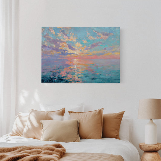 Ocean Light Paints The Morning Sky