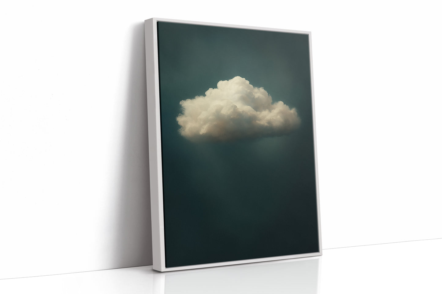 Solitary Cloud in Still Air