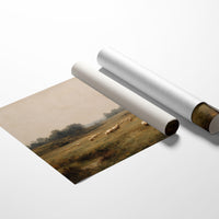 Shepherd's Path Through Autumn Fields