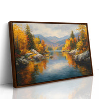 Mountain Lake Mirrors October's Glory