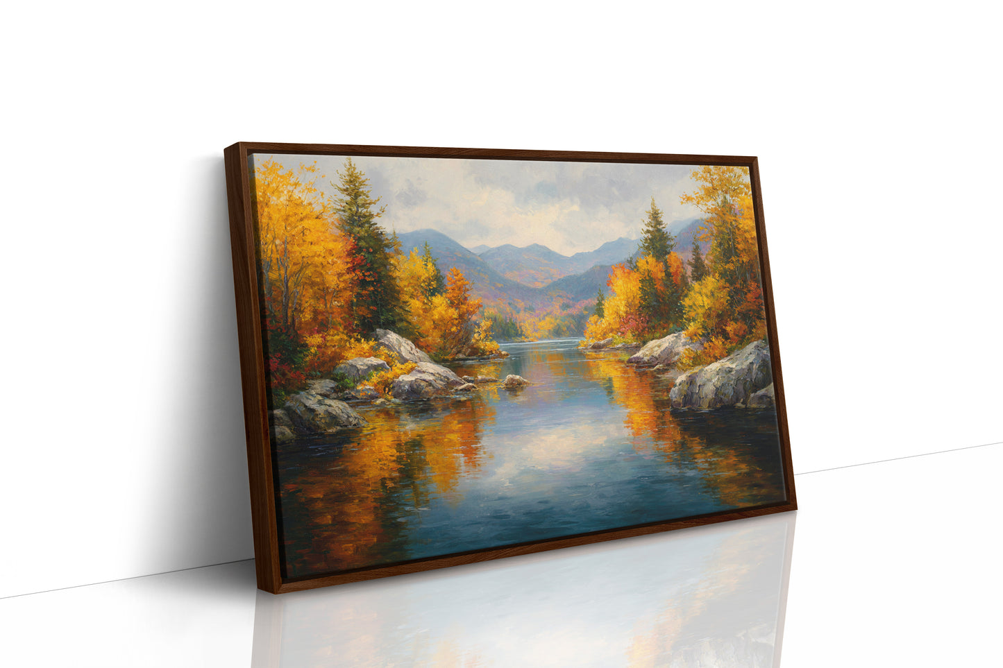 Mountain Lake Mirrors October's Glory