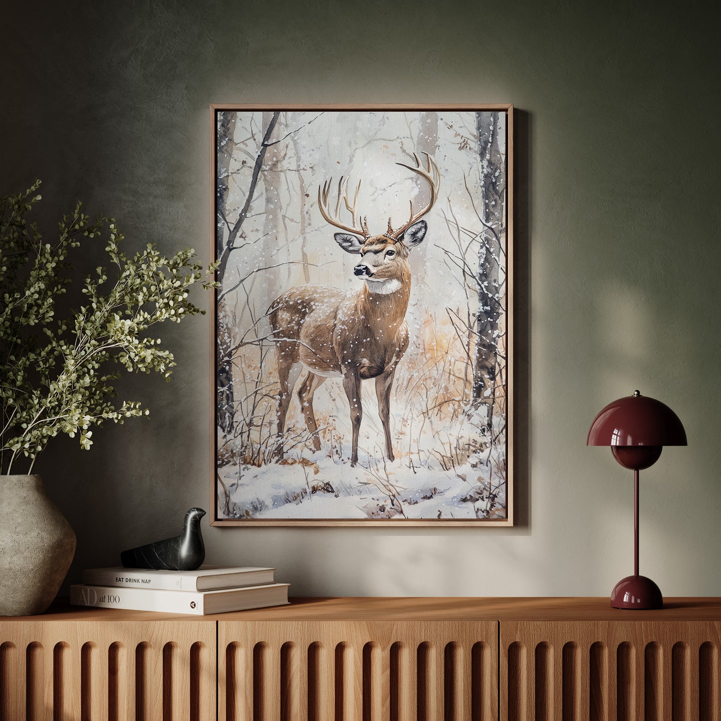 In Frosted Silence, He Stands Tall