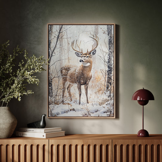In Frosted Silence, He Stands Tall