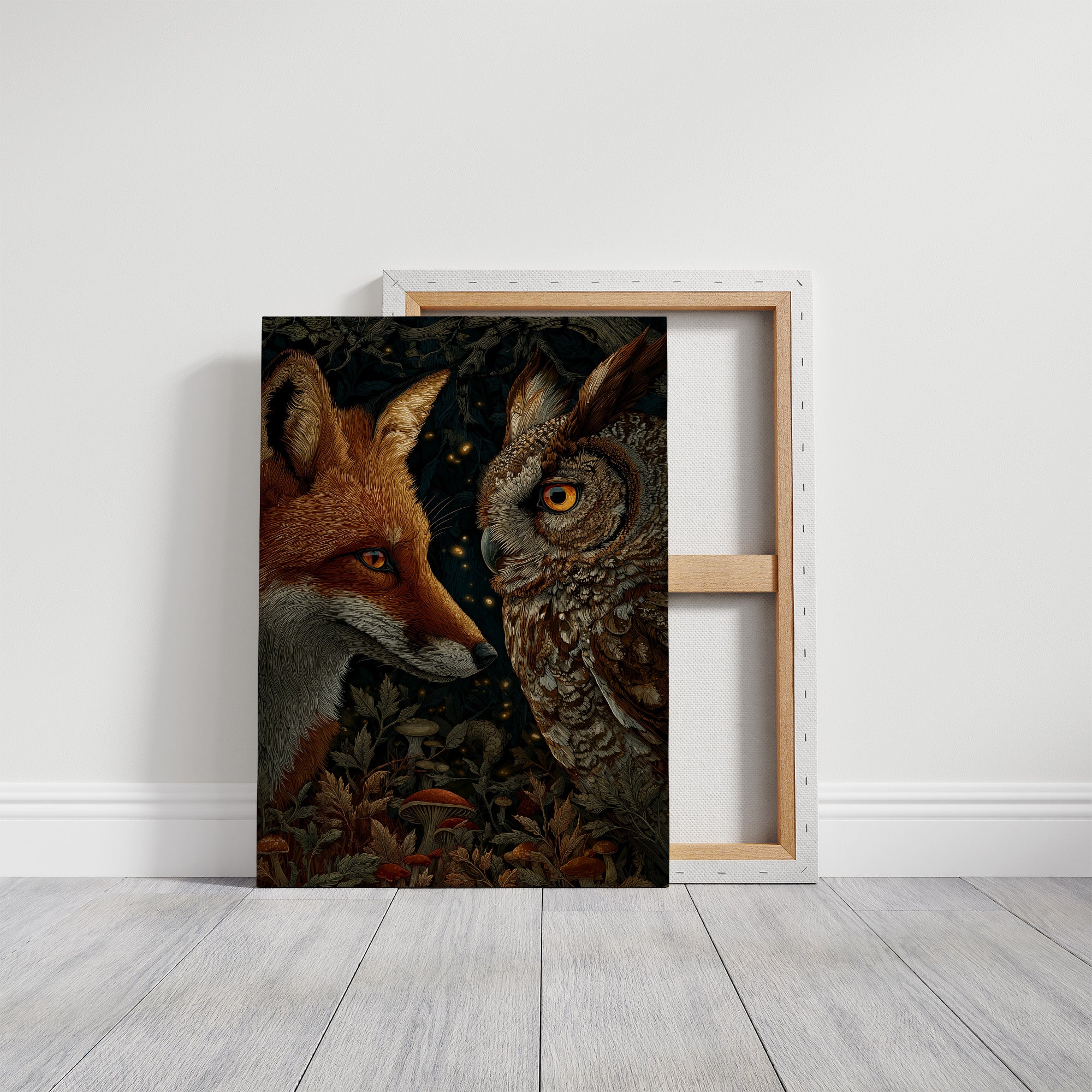 Dusk Meets Night's Golden Gaze