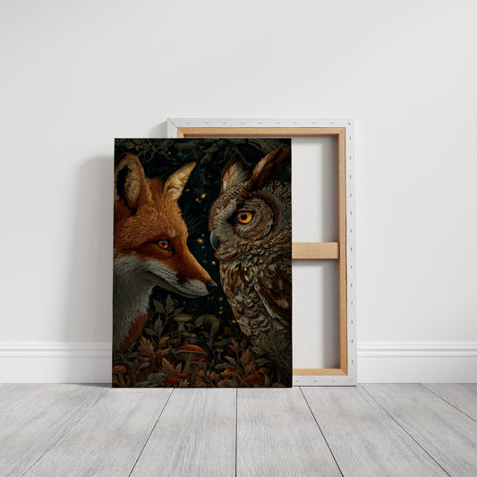 Dusk Meets Night's Golden Gaze