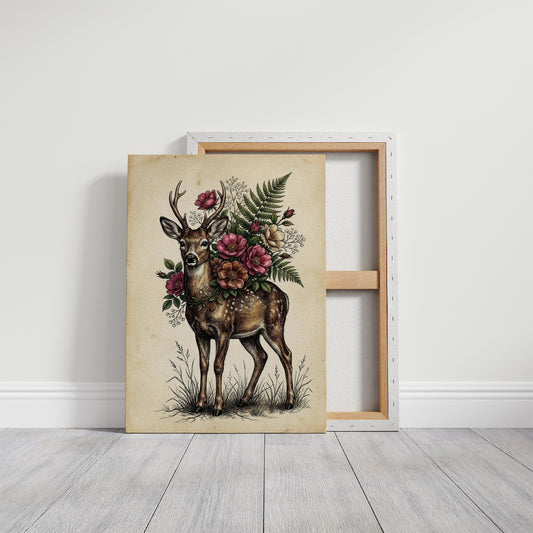 Antlers and Wild Roses