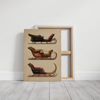 Vintage Sleighs Await December Magic