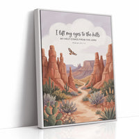 I Lift My Eyes to the Hills: Desert Canyon Path