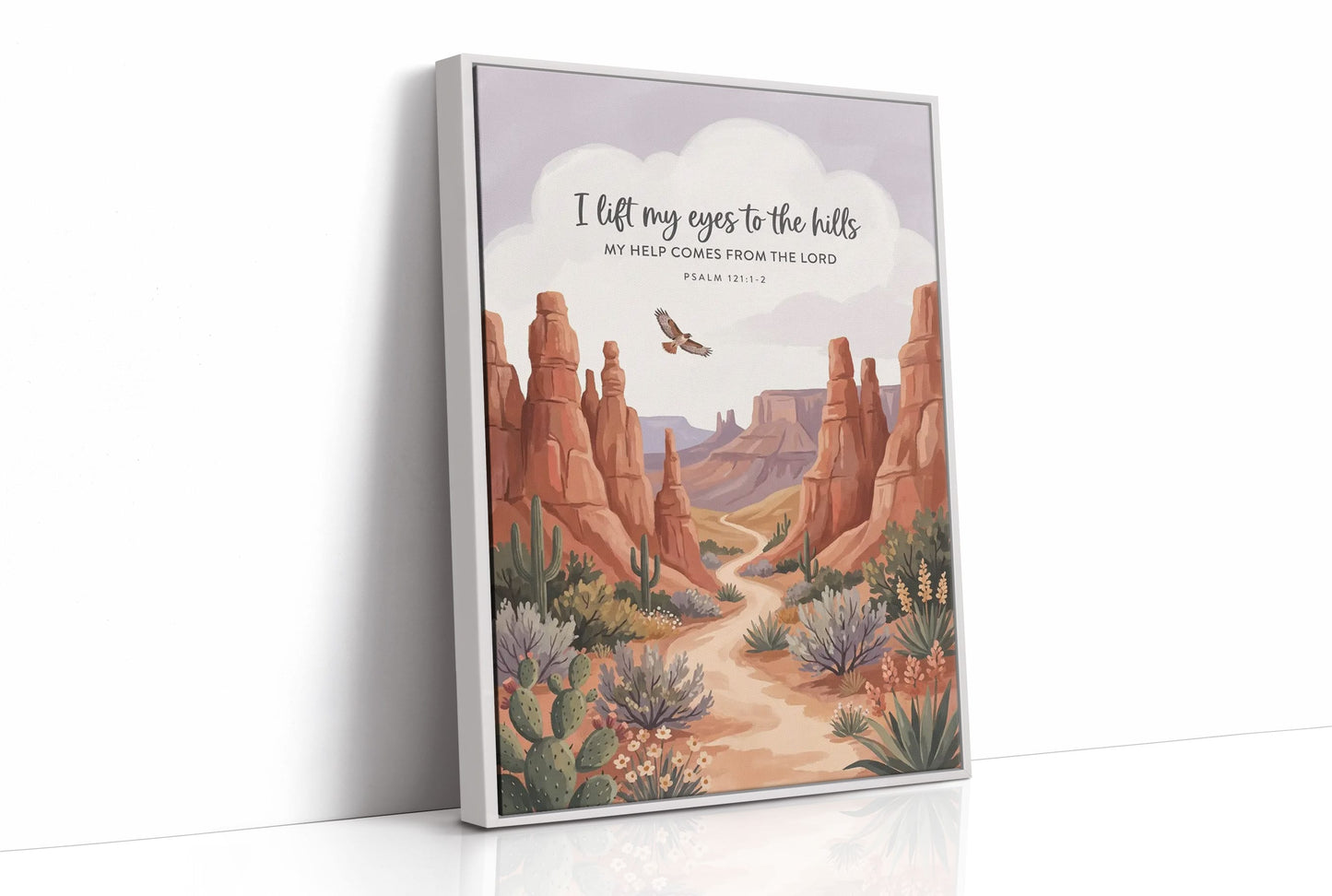 I Lift My Eyes to the Hills: Desert Canyon Path