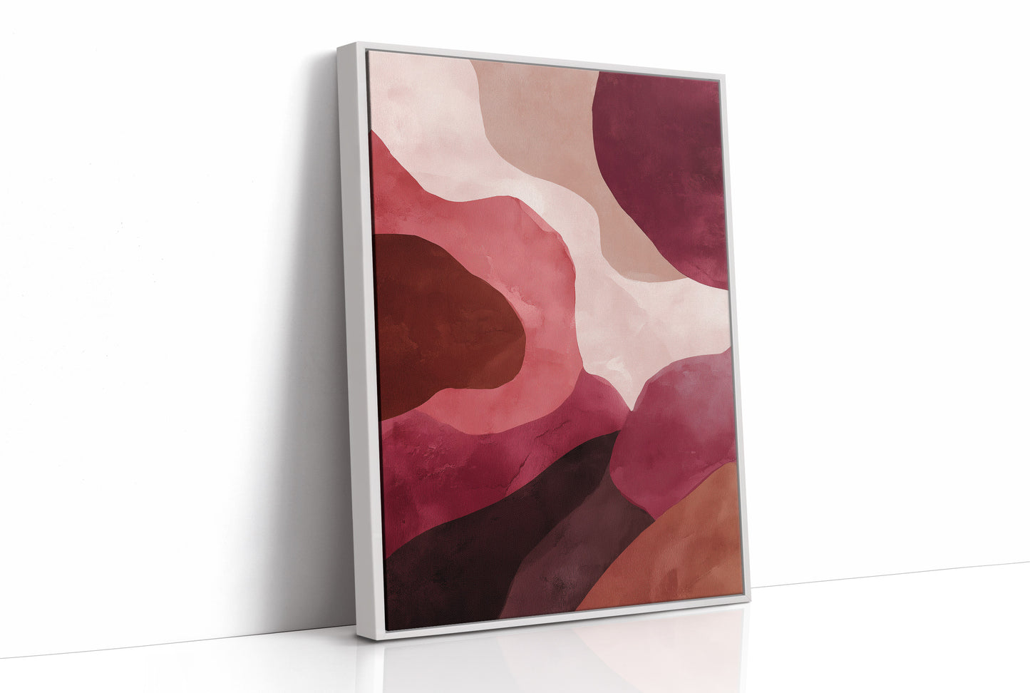 Crimson Currents In Stillness