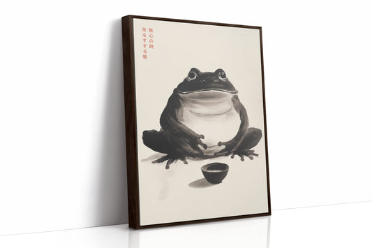 Zen Frog – A Moment of Tea