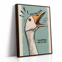 Anxious Goose Offers Calming Wisdom