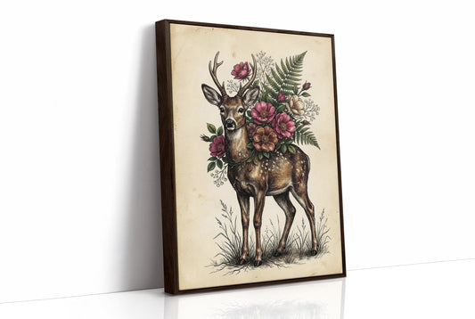 Antlers and Wild Roses