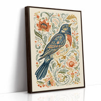 Robin In Full Bloom