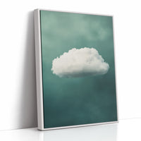 Gentle Cloud over Seafoam Sky
