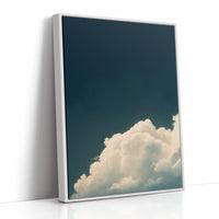 Rising Cloud Beneath Deep Sky