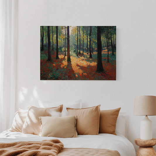 Autumn Light Dances Through Trees