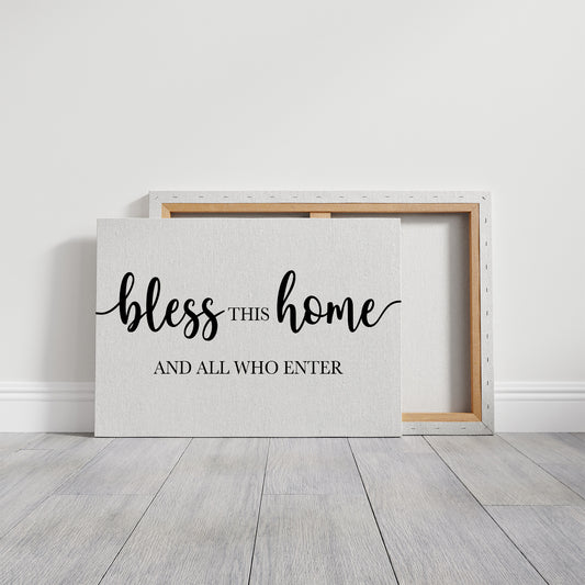 Threshold Blessing In Elegant Script