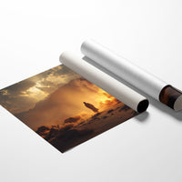 Pilgrim Faces The Desert Fire