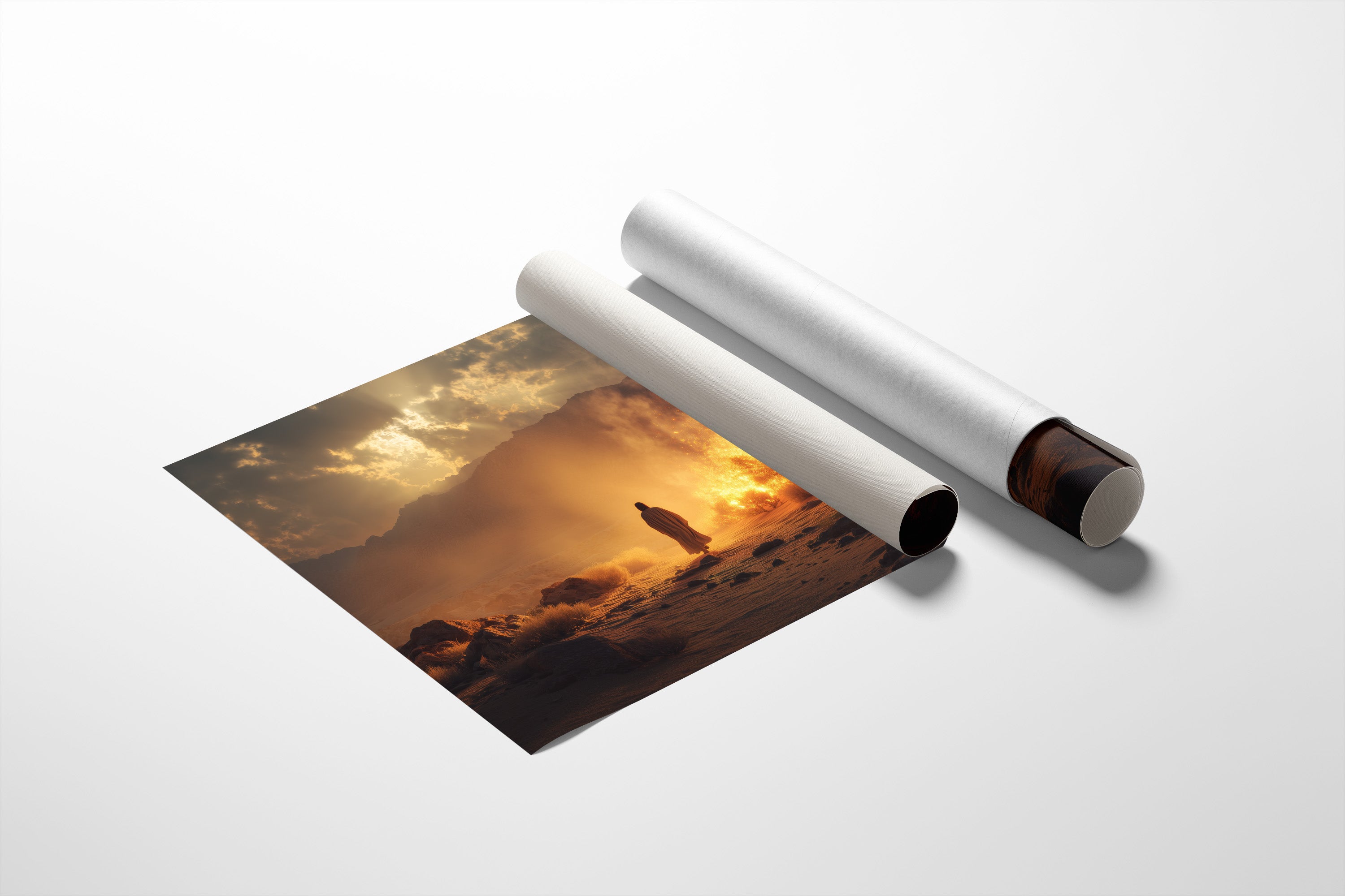 Pilgrim Faces The Sacred Flame