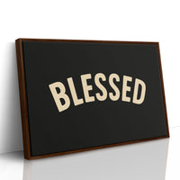 Blessed Minimalist Arch Text Print