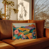 Rolling Hills Dance With Wild Blooms