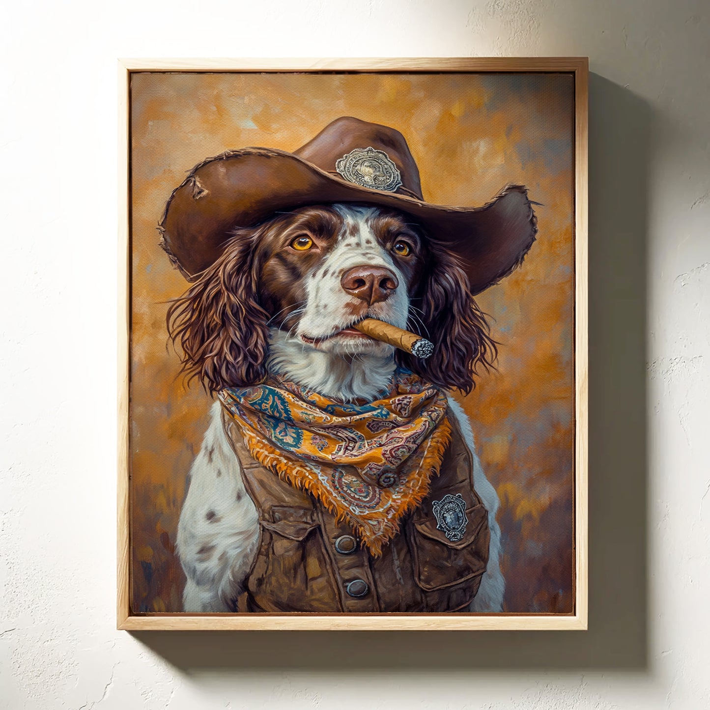 English Springer Spaniel Cowboy Sheriff