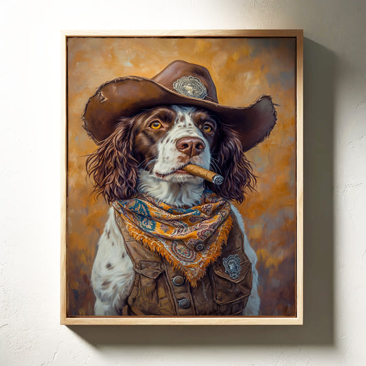 English Springer Spaniel Cowboy Sheriff