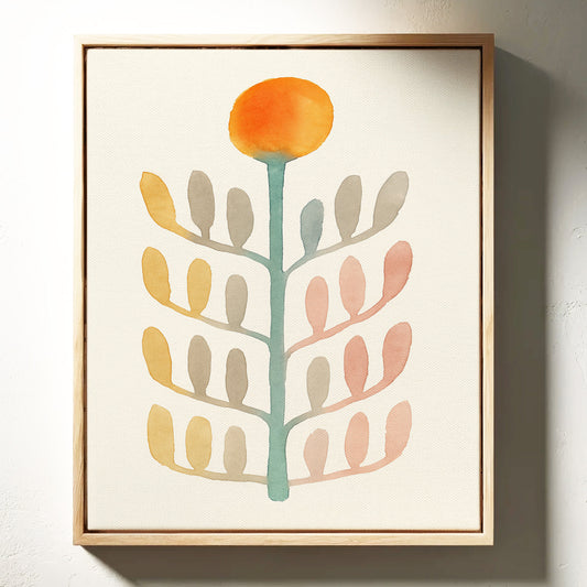 Morning Sun Grows Pastel Leaves