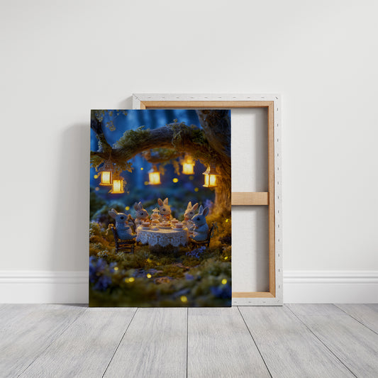 Midnight Tea Among Forest Friends